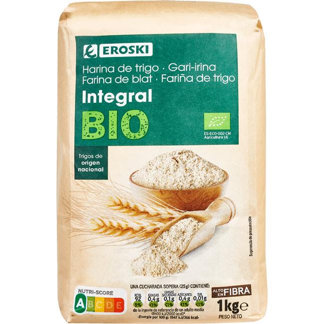 Harina De Trigo Integral Ecol Gica Eroski Bio Eco Paquete Kg