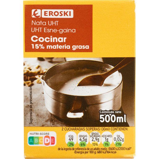 Nata Para Cocinar EROSKI Brik 500 Ml