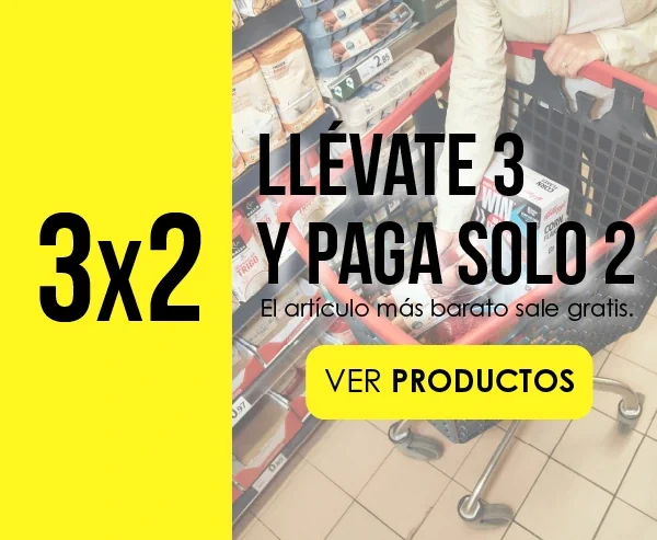 Llévate 3 y paga 2