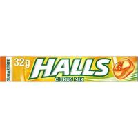 Caramelo sabor cítricos sin azúcar Lc HALLS Vita-C, paquete 32 g