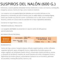 Suspiro del Nalòn, paquete 600 g