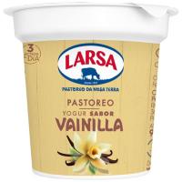 Yogur sabor vainilla LARSA, tarrina 125 g