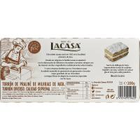 Turrón de milhojas LACASA, caja 200 g