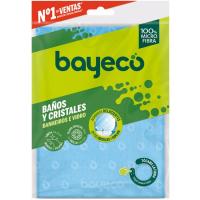 Bayeta microfibra baños-cristales BAYECO, pack 1 ud