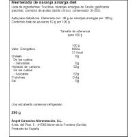 Mermelada de naranja LA VIEJA FABRICA Diet, frasco 290 g