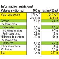 Pan de hamburguesa con sésamo EROSKI, 4 unid., paquete 220 g