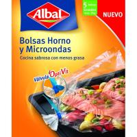 Bolsa de horno para asar ALBAL, caja 5 uds