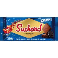 Turrón de chocolate con oreo SUCHARD, tableta 230 g