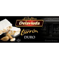 Turrón duro suprema DELAVIUDA, caja 250 g