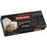 Turrón duro suprema DELAVIUDA, caja 250 g