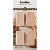 Surtido de patés MARTIKO, pack 4x35 g