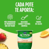 Activia 0% cremoso multifruta DANONE, pack 4x120 g