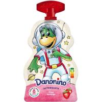 Danonino para llevar sabor fresa DANONE, pack 4x70 g