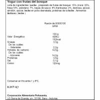 Yogur sabor frutas del bosque LARSA, tarrina 125 g