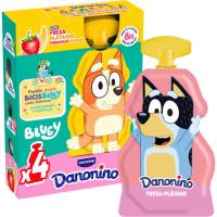 Bebedino pouch sabor fresa-plátano DANONINO, pack 4x70 g