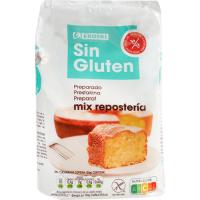 Mix harina de repostería sin gluten EROSKI, paquete 1 kg