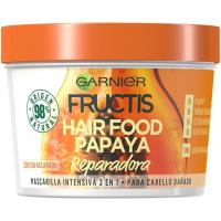 Mascarilla cabello dañado papaya FRUCTIS, tarro 390 ml