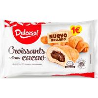 Croissants de cacao DULCESOL, paquete 135 g