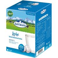 Leche semidesnatada comp. Dolce Gusto ASTURIANA, caja 16 uds