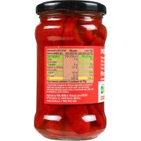 Pimiento del piquillo entero picante EROSKI, frasco 220 g