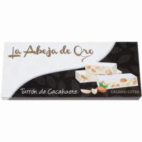 Turrón duro cacahuete LA ABEJA DE ORO, caja 150 g