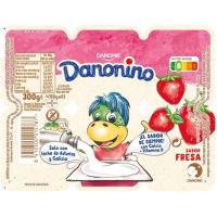 Danonino Petit sabor fresa DANONE, pack 6x50 g