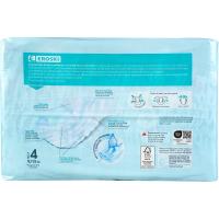 Pañal canal absorbente 9-15 kg Talla4 EROSKI, paquete 50 uds