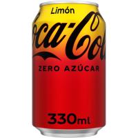 Refresco de cola al limón sin azúcar COLA COCA, lata 33 cl
