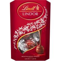 Bombón de leche LINDT Cornet Lindor, caja 337 g