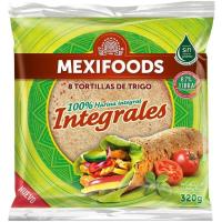 Tortilla integral MEXIFOODS, paquete 320 g