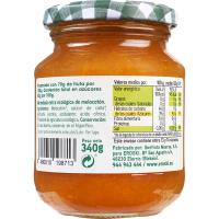 Mermelada de melocotón EROSKI BIO, frasco 340 g