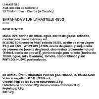 Empanada de atún LAMASTELLE, 485 g