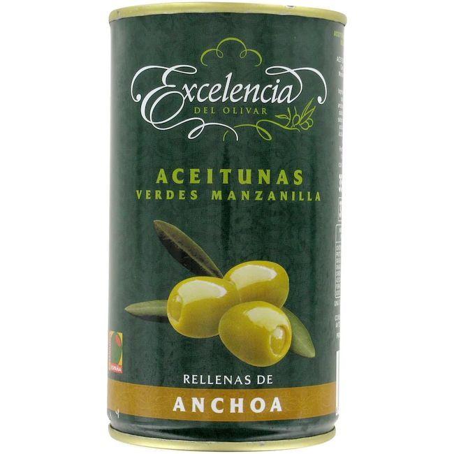 Aceituna Rellena De Anchoa Excelencia 150 Gr