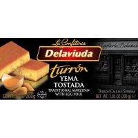 Turrón de yema tostada DELAVIUDA, caja 250 g