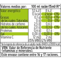 Zumo de limón exprimido EROSKI, botella 250 ml