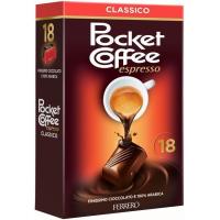 Pocket coffee T18 FERRERO, caja 225 g