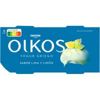 Griego sabor lima-limón OIKOS, pack 4x110 g
