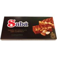 Turrón de almendras SABU, caja 175 g