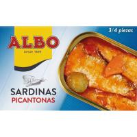 Sardina en salsa picantona ALBO, lata 120 g