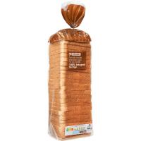 Pan de molde 100% integral con corteza EROSKI, paquete 820 g