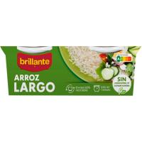 Vasito de arroz largo BRILLANTE, pack 2x125 g