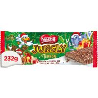 Turrón NESTLÉ JUNGLY, tableta 232 g