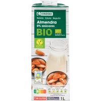 Bebida de almendra EROSKI BIO, brik 1 litro