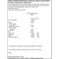 Zumo con vitamina D HOHES C, botella 1 litro