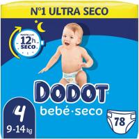 Pañal 10-15 kg Talla 4 Extra DODOT Activity, paquete 52 uds.