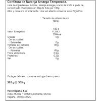 Mermelada de naranja amarga de temporada HERO, frasco 365 g