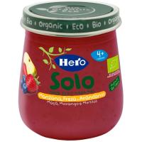 Potito ecológico de pera-manzana HERO Baby, tarro 120 g