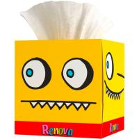 Pañuelo facial cubo kids RENOVA, caja 50 uds