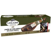 Lote jamón de cebo ibérico LEGADO SERIE ORO, 7,5 kg aprox., 1 ud