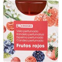 Vela olor a frutos rojos EROSKI, 1 ud